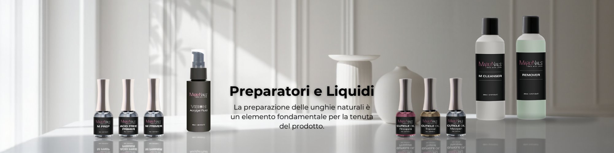 Preparatori per unghie pre trattamento